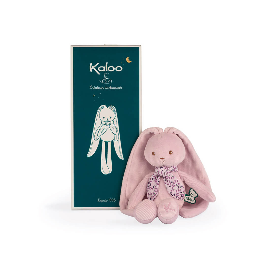 Мягкая игрушка Kaloo "Кролик", серия "Lapinoo" розовый, маленький, 25 см